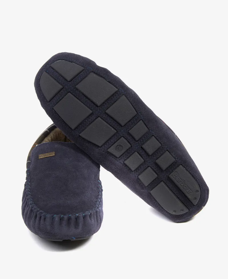 Barbour Monty Slipper Navy-2